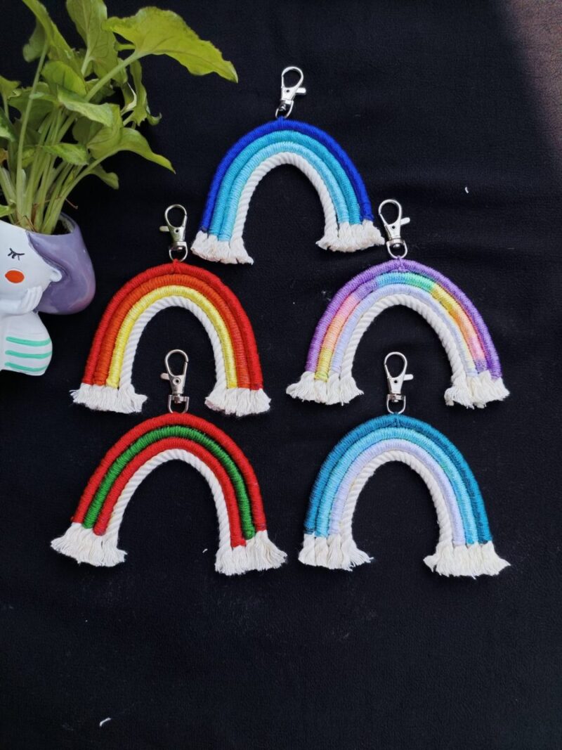 Serenity in Colors: Rainbow Bag Charms