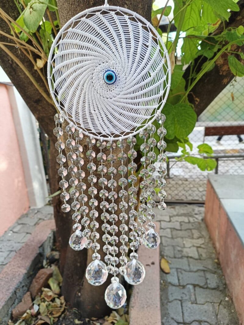 Glimmering Guardian: The Evil Eye Suncatcher